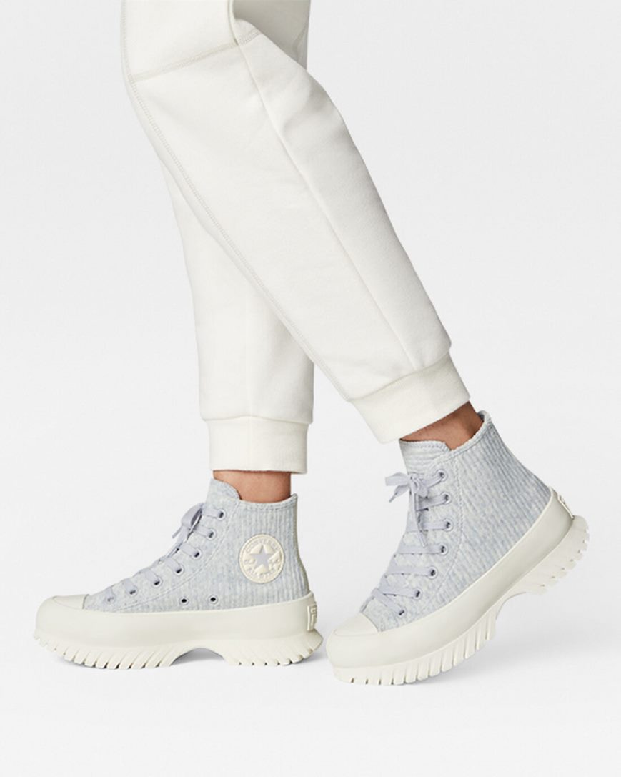 Pánské Boty Vysoké Converse Chuck Taylor All Star Lugged 2.0 Velour Blankyt | CZ LGZY90